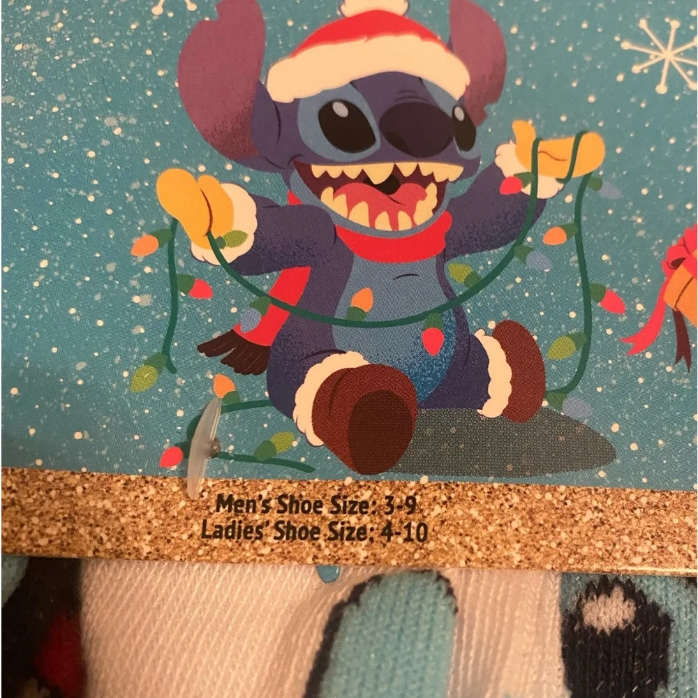 Disney Lilo‎ & Sitch Family Fun Sock Set 4 Pair Crew Sock Set